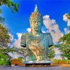 Garuda Wisnu Kencana Cultural Park paint by numbers