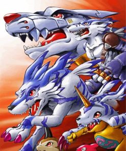 Digimon Characters paint by numbers