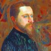 Georges Seurat Self Portrait paint by numbers