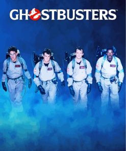 Ghostbusters Movie Poster paint by numbers