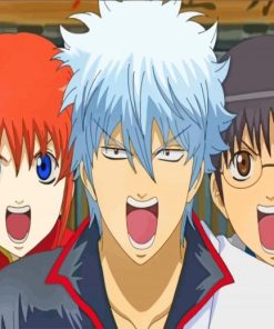 Gintama Anime Characters paint by numbers