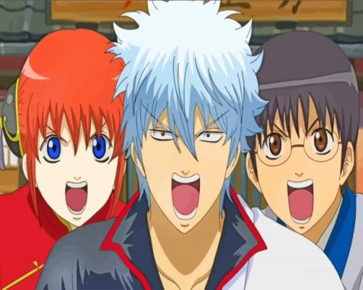 Gintama Anime Characters paint by numbers