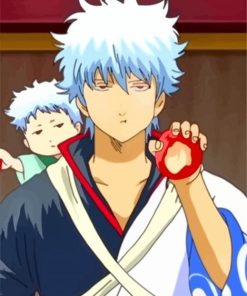 The Japanese Anime Gintama paint by numbers