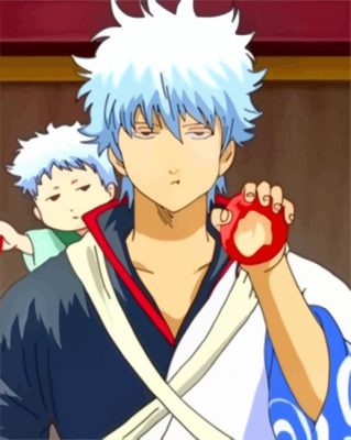 The Japanese Anime Gintama paint by numbers