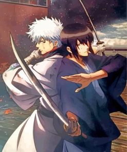 Gintoki Sakata And Kotaro Katsura paint by numbers