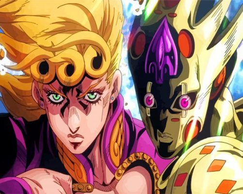 Giorno Giovanna paint by numbers