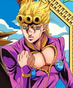 Giorno Giovanna Manga Anime paint by numbers