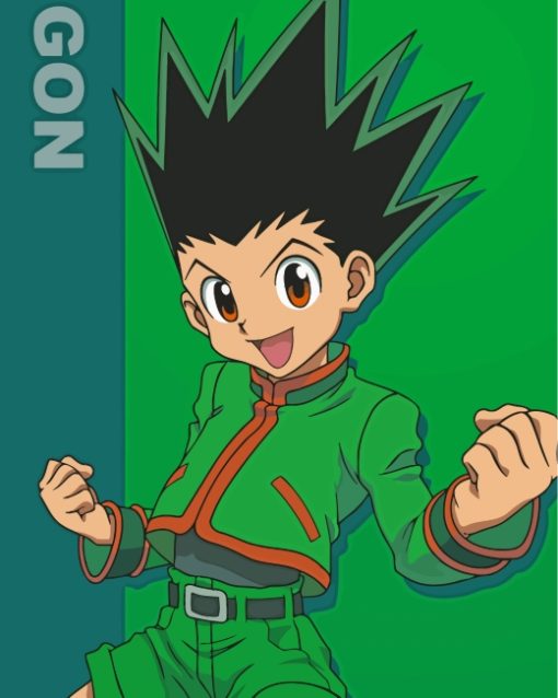 Gon Hunter X Hunter paint by numbers