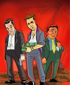 Goodfellas Characters Art paint by numbers