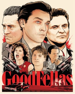 Goodfellas Movie Poster paint by numbers