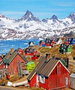 Greenland Landscape paint by numbers