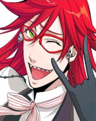 Grell Sutcliff Character paint by numbers