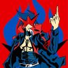 Gurren Lagann Illustration Art paint by numbers