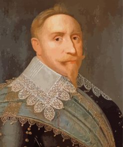 Gustav I Of Sweden paint by numbers