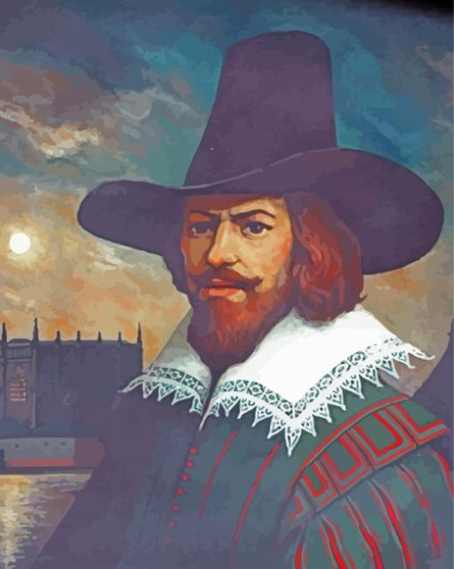 Guy Fawkes paint by numbers