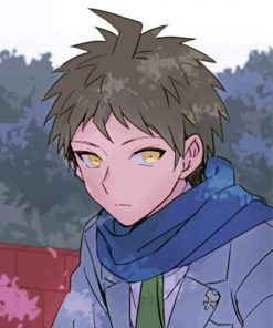 Hajime Hinata Anime Character paint by numbers