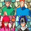 Hakusho Anime Characters paint by numbers