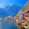 Hallstatt Lake Austria paint by numbers