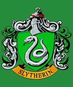 Harry Potter Slytherin Logo paint by numbers