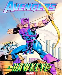 Hawkeye Avengers paint by numbers