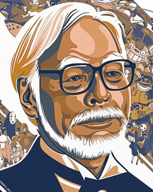 Hayao Miyazaki paint by numbers