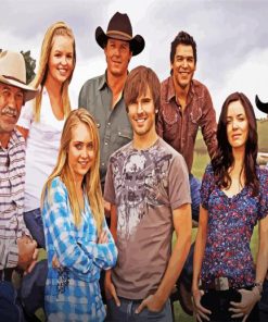 Heartland Characters paint by numbers