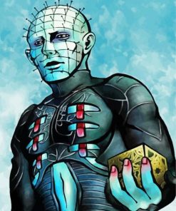 Hellraiser Movie Art paint by numbers