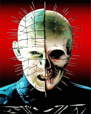 Horror Hellraiser Movie paint by numbers