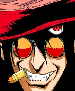 Alucard Hellsing Anime paint by numbers