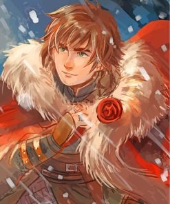 Hiccup Character Art paint by numbers