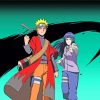 Hinata Hyuga And Naruto paint by numbers