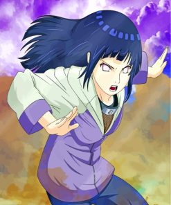 Hinata Hyuga Character paint by numbers