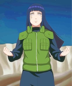 Hinata Hyuga Character paint by numbers