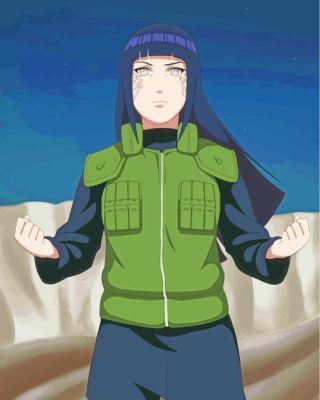 Hinata Hyuga Character paint by numbers