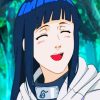 Happy Hinata Hyuga paint by numbers