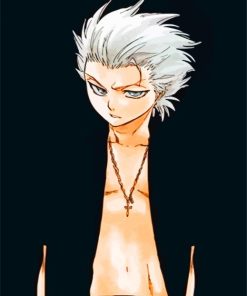 Hitsugaya Bleach Amine paint by numbers