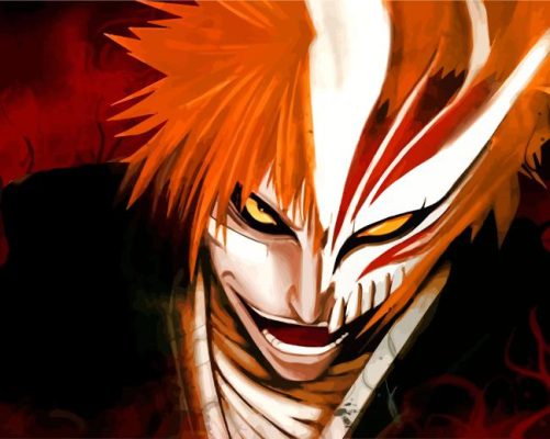 Ichigo Kurosaki Bleach Character paint by numbers