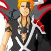 Japanese Anime Ichigo Kurosaki paint by numbers