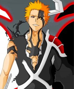 Japanese Anime Ichigo Kurosaki paint by numbers