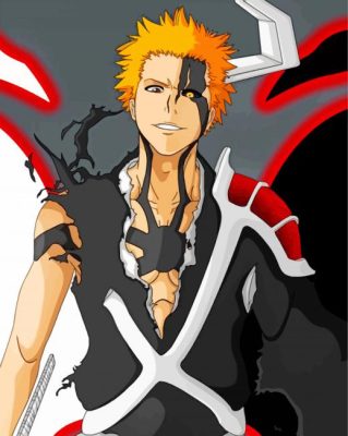 Japanese Anime Ichigo Kurosaki paint by numbers