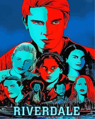 Riverdale Illustration Poster paint by numbers