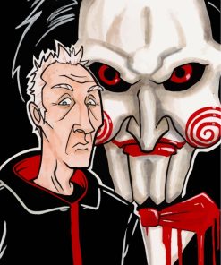 Jigsaw Illustration Movie paint by numbers