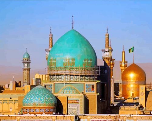 Imam Reza Holy Shrine paint by numbers