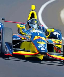 Indy Car paint by numbers