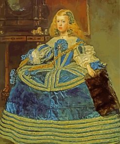 Infanta Margarita Teresa In A Blue Dress paint by numbers