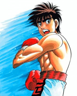 Ippo Makunouchi Japanese Manga paint by numbers