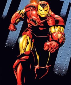 Iron Man Hero paint by numbers