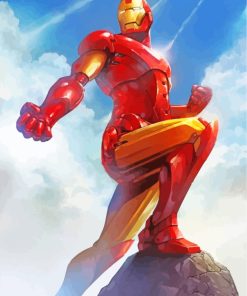 The Superhero Iron Man paint by numbers