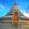 Japanese Peace Pagoda Paint by numbers