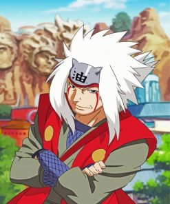 Jiraiya Manga Anime paint by numbers